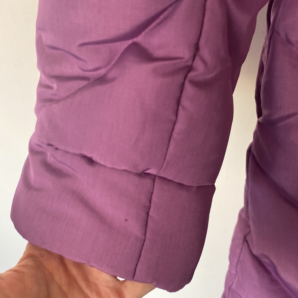 Saks Fifth Avenue Purple Vintage Down Jacket - Picture 10 of 15